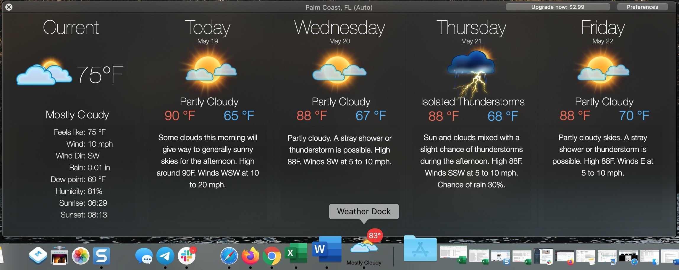 weather app with radar for mac
